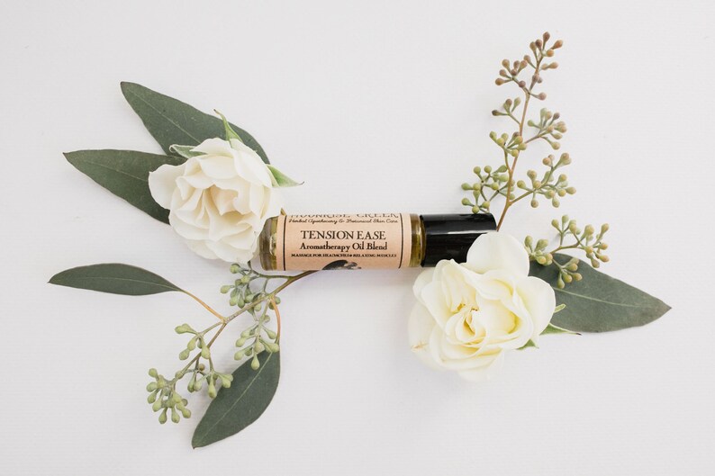 TENSION EASE Aromatherapy Roll on Blend for Headaches Etsy