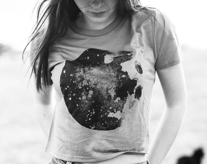 Featured listing image: Flowy Tee • Moonrise Creek Logo • Crop + Full Length Available