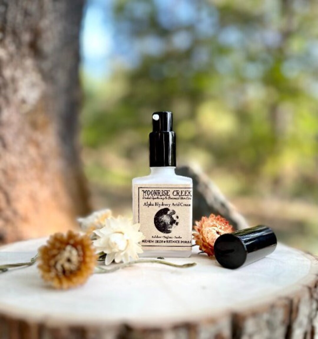 Alpha Hydroxy Acid Cream Exfoliate Brighten Soothe Renew Skin Reduce