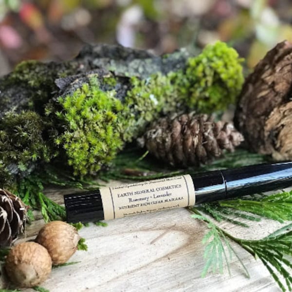 Nutrient Rich Clear Mascara • Rosemary + Lavender • Earth Mineral Cosmetics