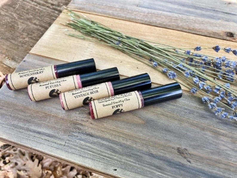 Tinted Lip Gloss Botanicals Vegan Organic Gluten Free GMO Free image 7