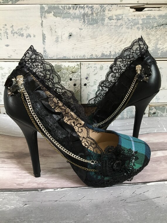 custom tartan shoes