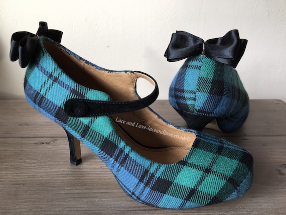 tartan wedding shoes