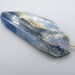 Natural Kyanite Bead - raw Kyanite Bead - Kyanite focal Bead - faceted blue kyanite - focal Bead - 51mm - 1 Bead (3)