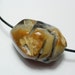 35x27x30mm petrified Wood Rock Bead - focal Bead - focal Pendant - polished petrified Wood Triassic Pendant Specimen