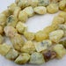 20-24mm Natural Yellow Opal Beads - Rough Yellow Opal - Yellow Opal Nuggets - Freesize Beads - 5 Beads