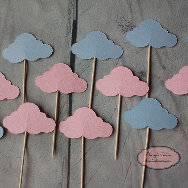 Cloud Cupcake Topper - Etsy