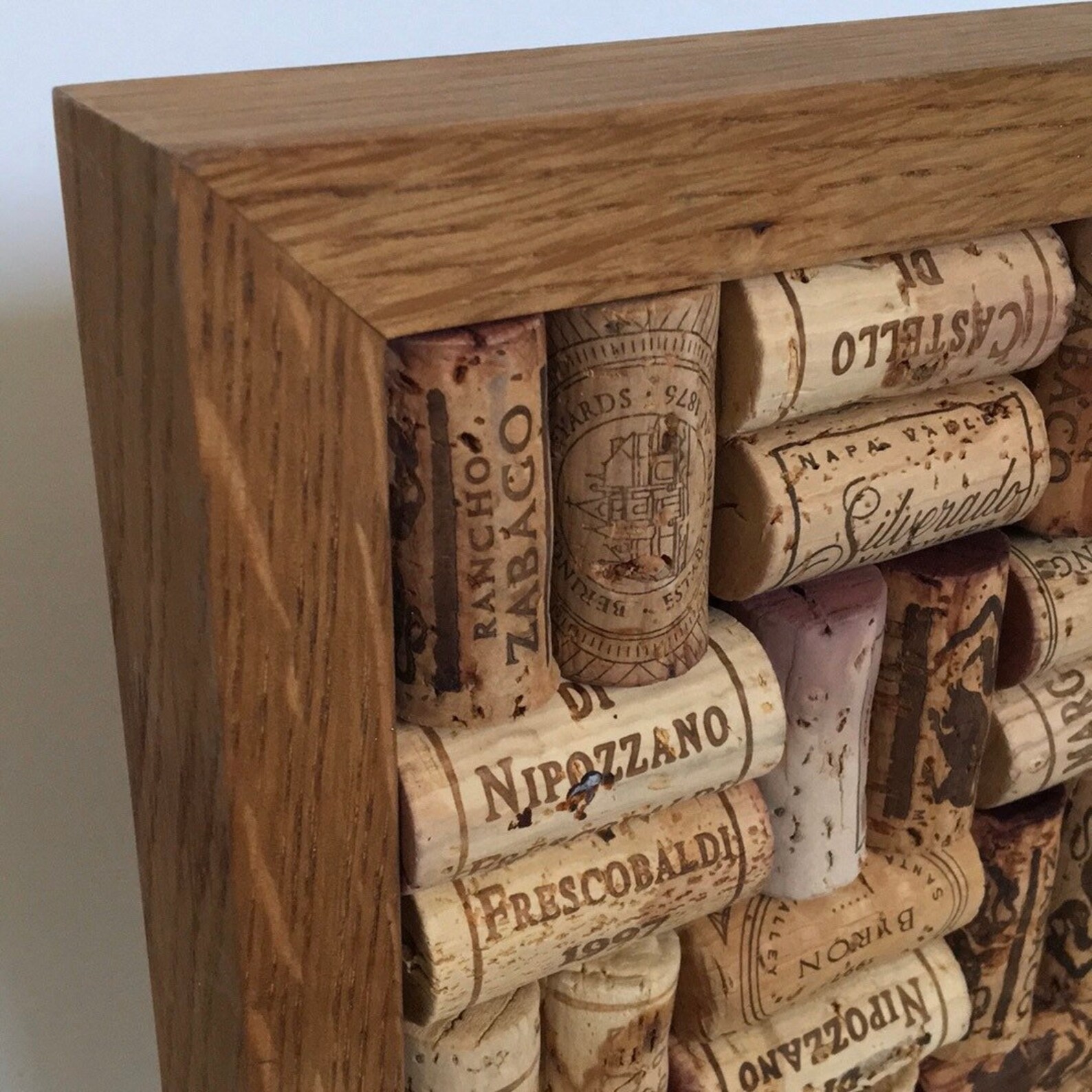 Rectangular WoodFramed Wine Cork Trivet Etsy
