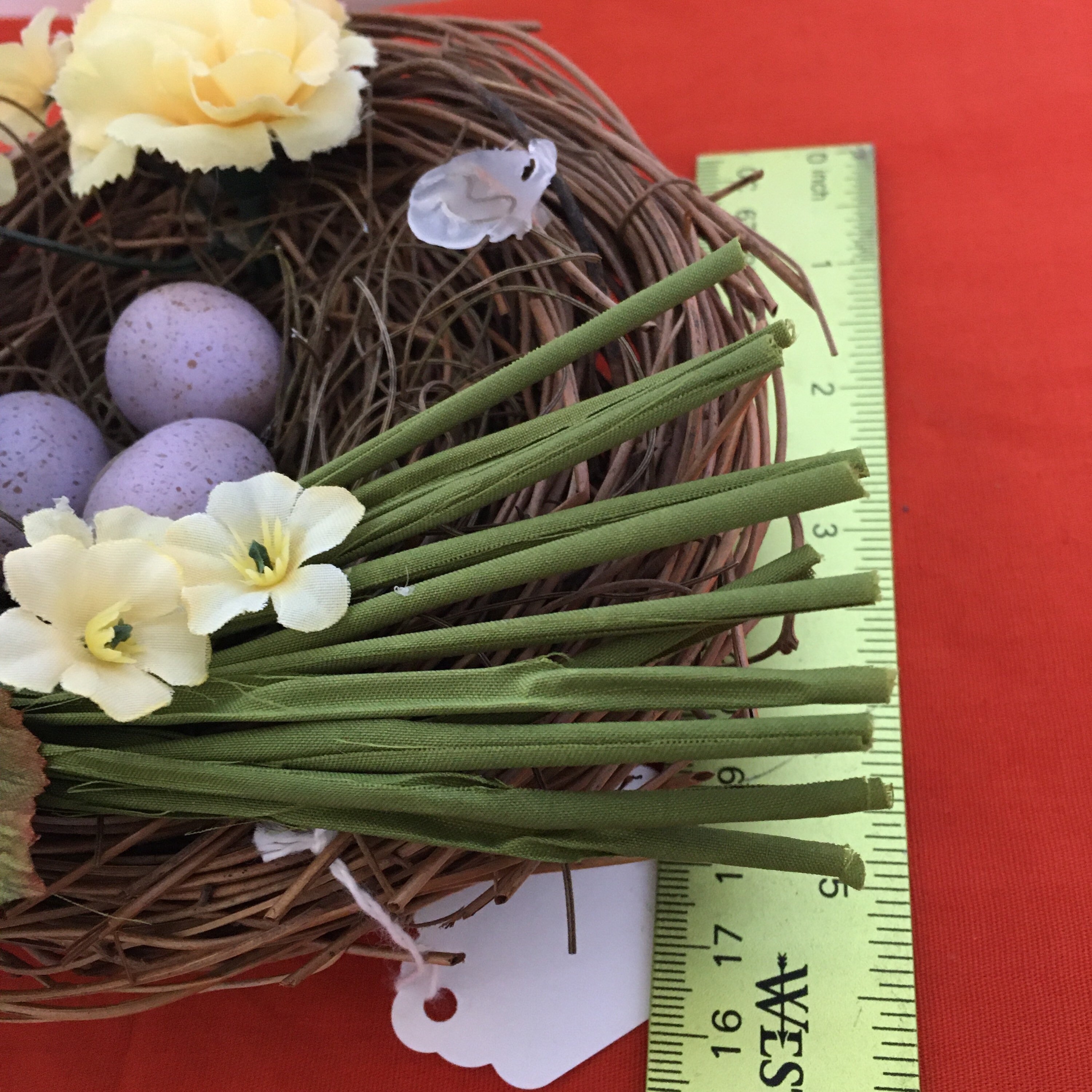 Decorative wicker birds nest Etsy