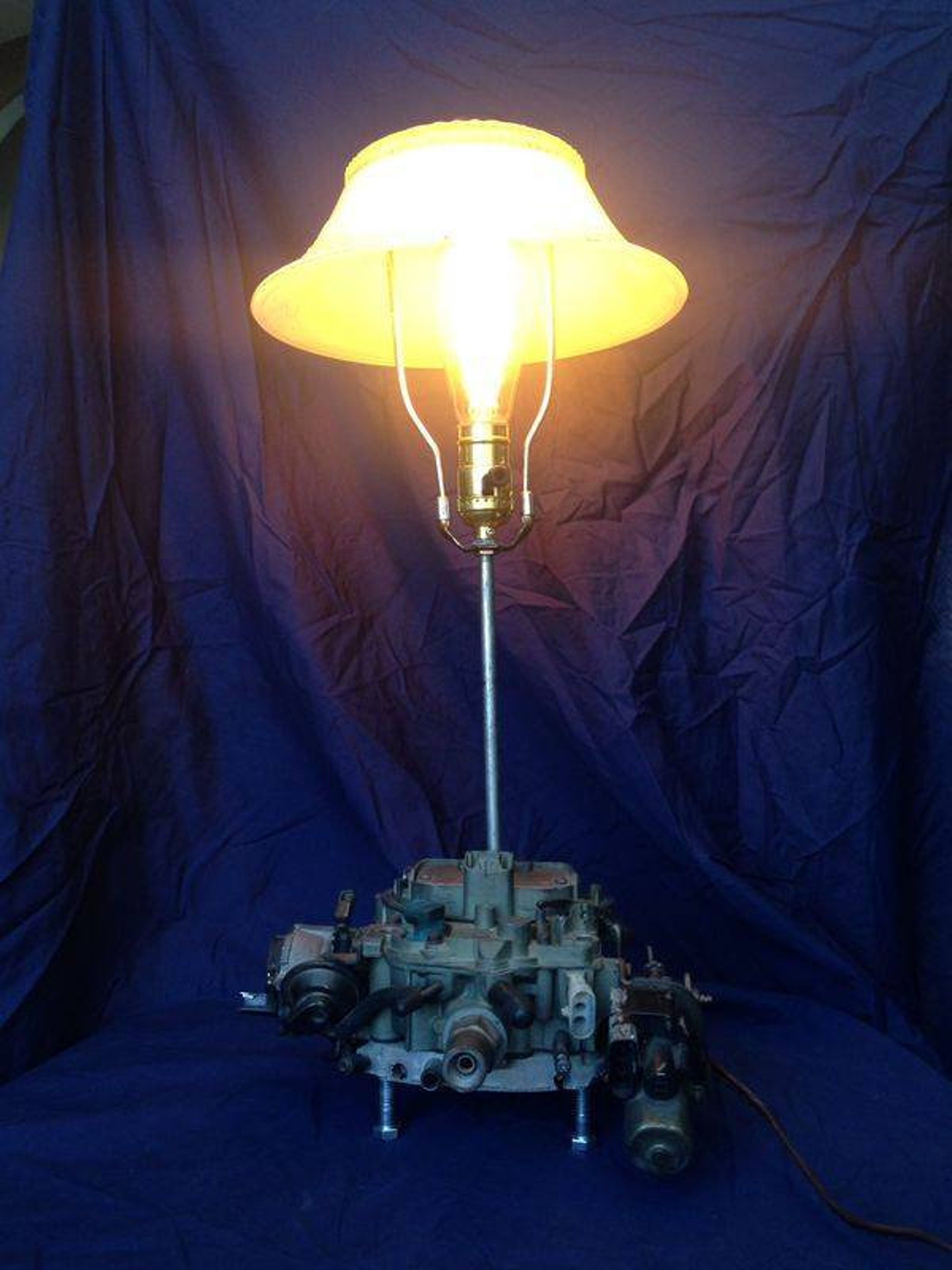 Handcrafted Carburetor Lamp 23 H Etsy