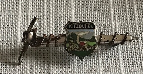 Vintage Kitzbuhel Austria Ice pick Pin-Brooch - image 5