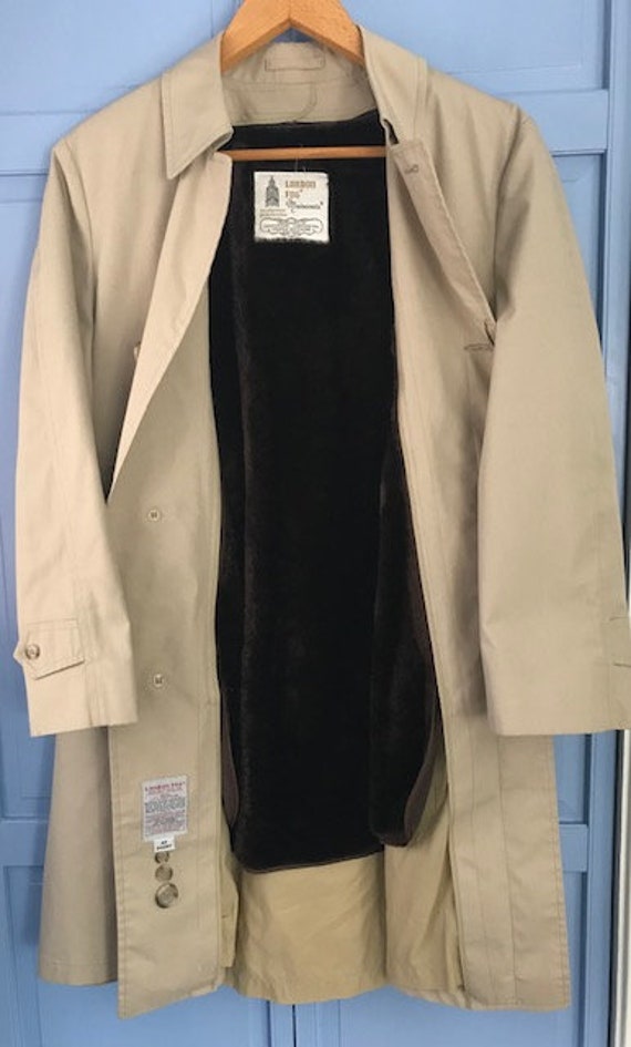 London Fog Lined Trench Coat - image 3