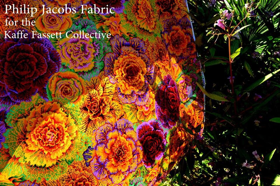 Brassica in Orange PWPJ051.ORANG Philip Jacobs Kaffe Fassett Etsy UK