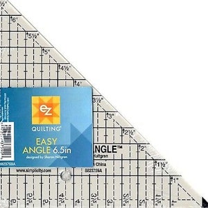 New Triangle Patchwork Templates 3mm Clear Acrylic 1 1/2-4 1/2 Quilting Ruler 