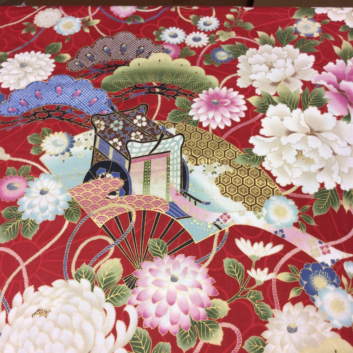 Patchwork japonés Quilting Fabric Hanabi por Hana QH Textiles Etsy