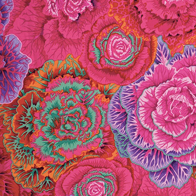 Brassica in Red PWPJ051.REDXX Philip Jacobs Kaffe Fassett Etsy UK