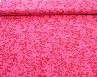 Silk Road Kashgar in Scarlet PWSL091.SCARLET for Free Spirit US Fabrics Philip Jacobs "Snow Leopard Designs"