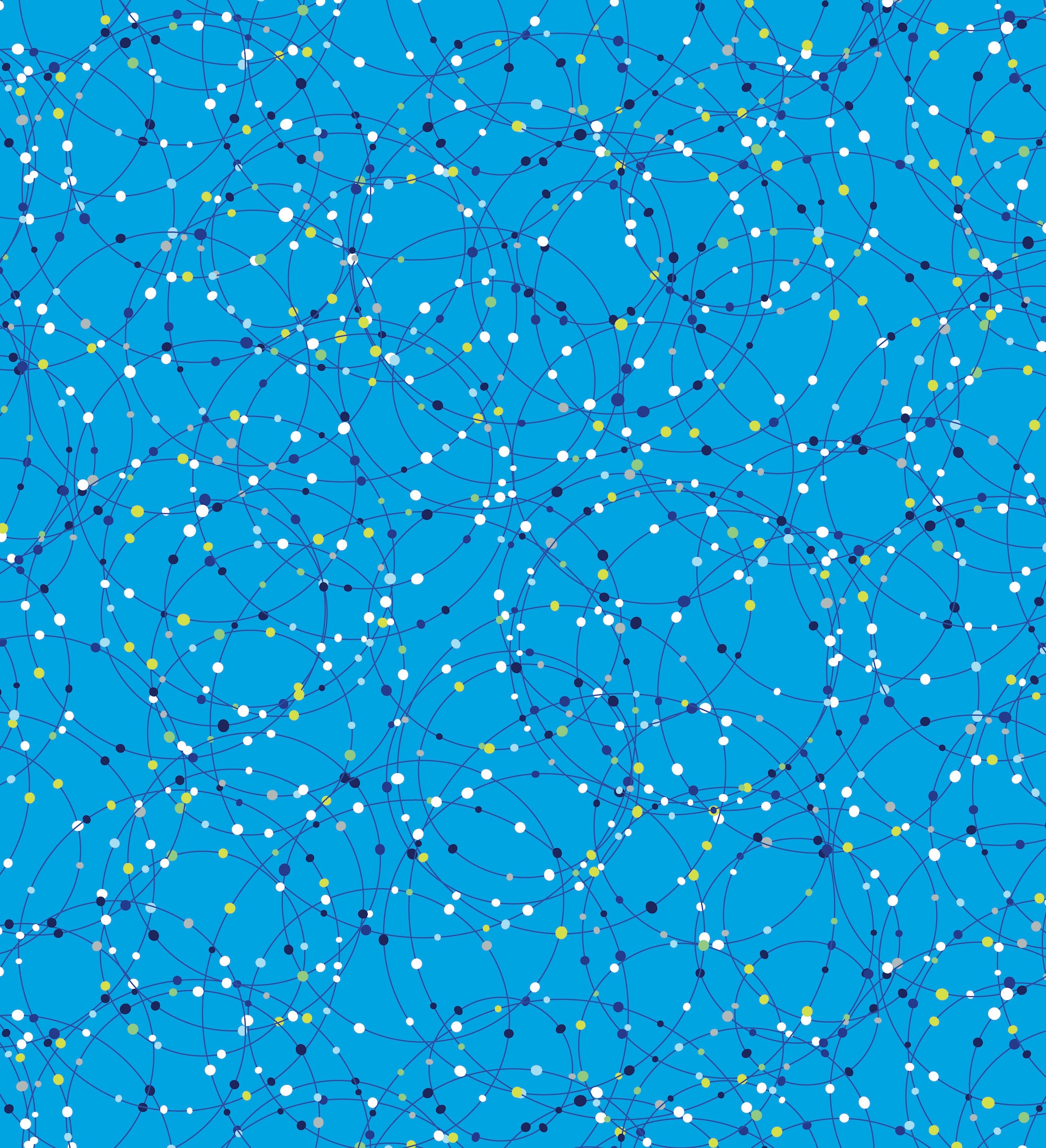 Galaxy Dots Cobalt 7951 GL All Systems Glow in the Dark by