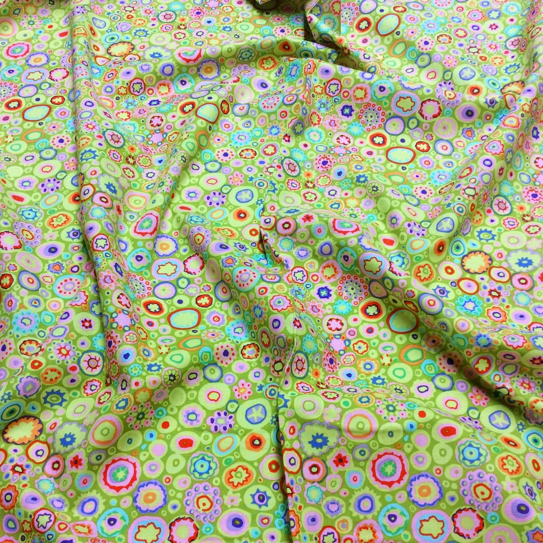 Kaffe Fassett Collective Paperweight PWGP20 Lime Free Spirit Fabric Etsy