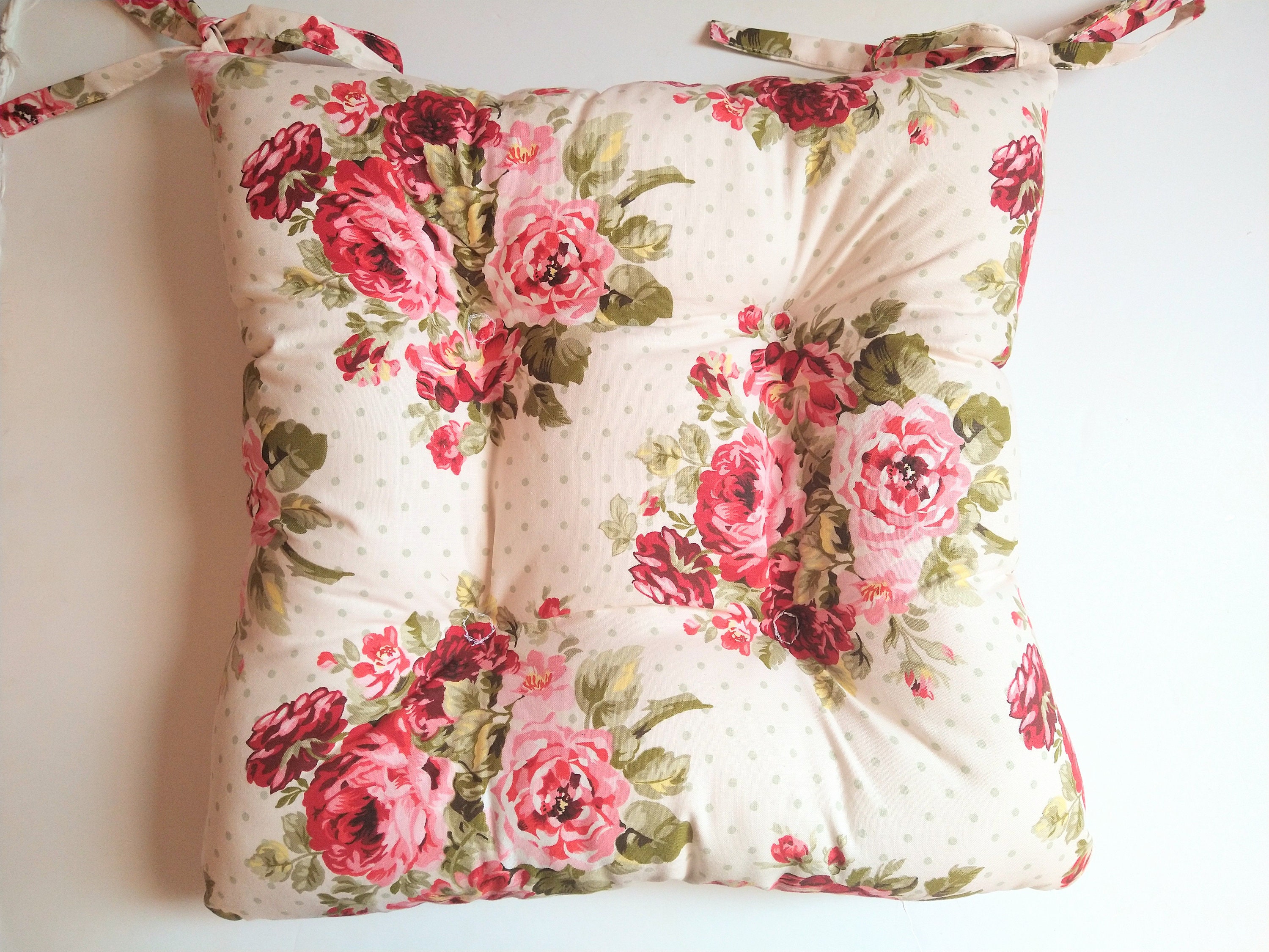 Custom cushions made to measure your choice of fabrics! fun florals