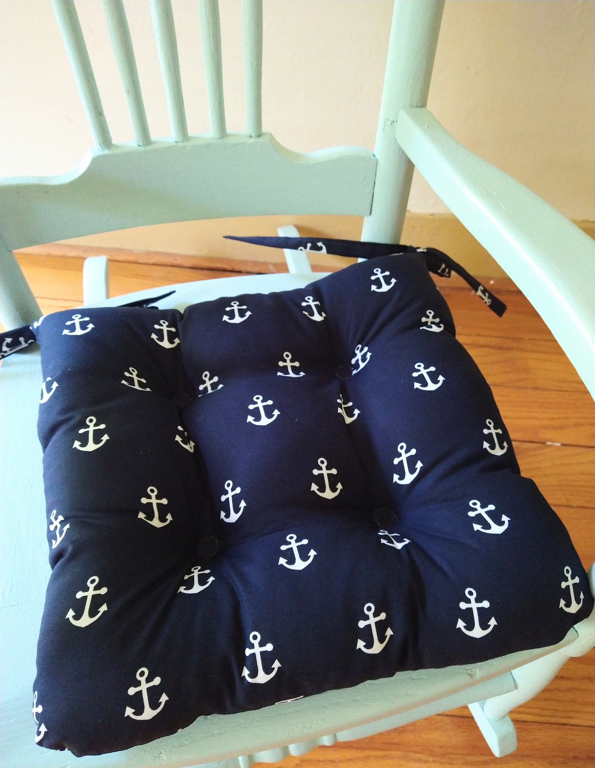 Nautical top chair cushions