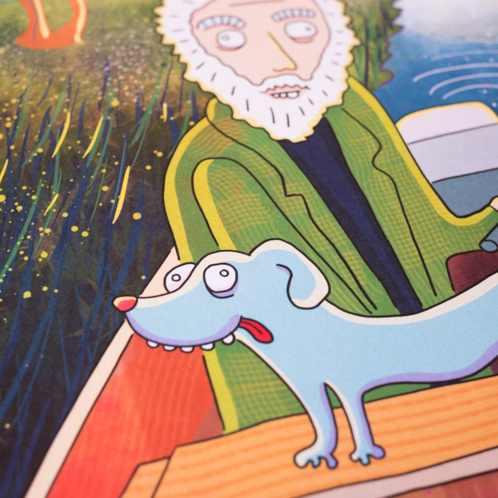 Dog Direction Goodfellas Painting Illustrated A4 Print Etsy