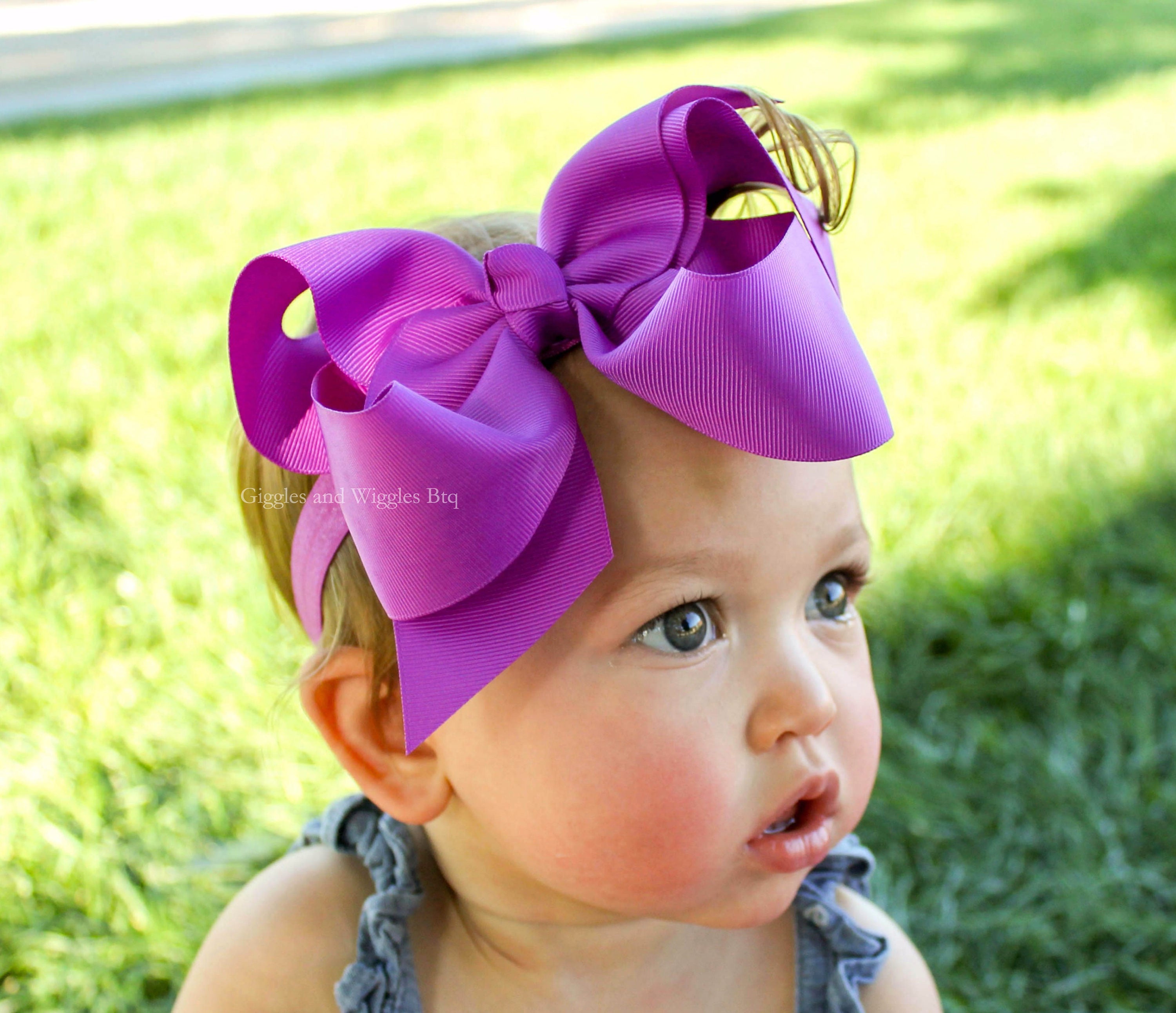 infant girl bows