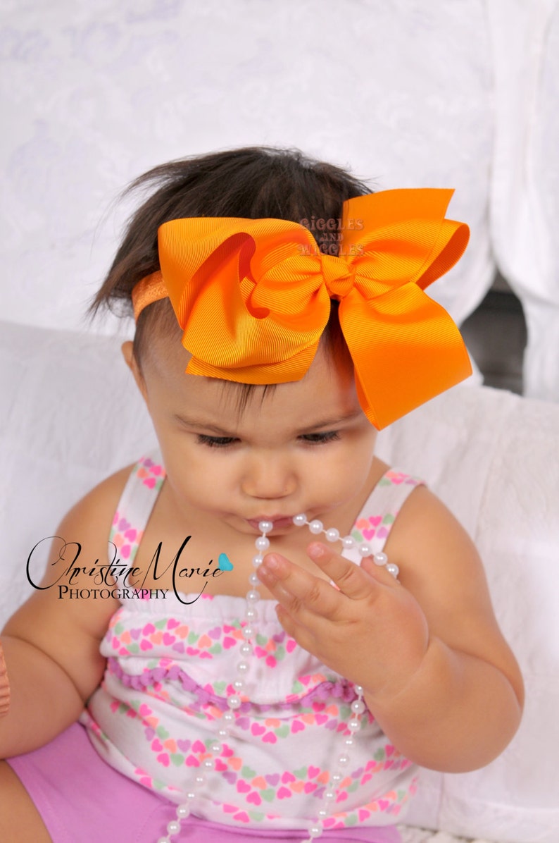 etsy baby bows