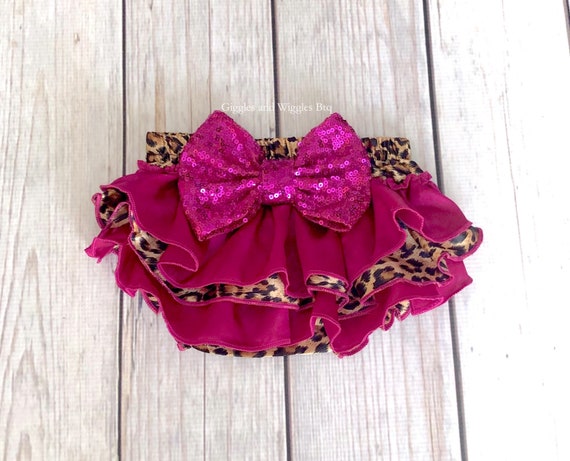 Rush Dance Lace Ribbon Baby Ruffle Bloomers Diaper Covers /& Headband