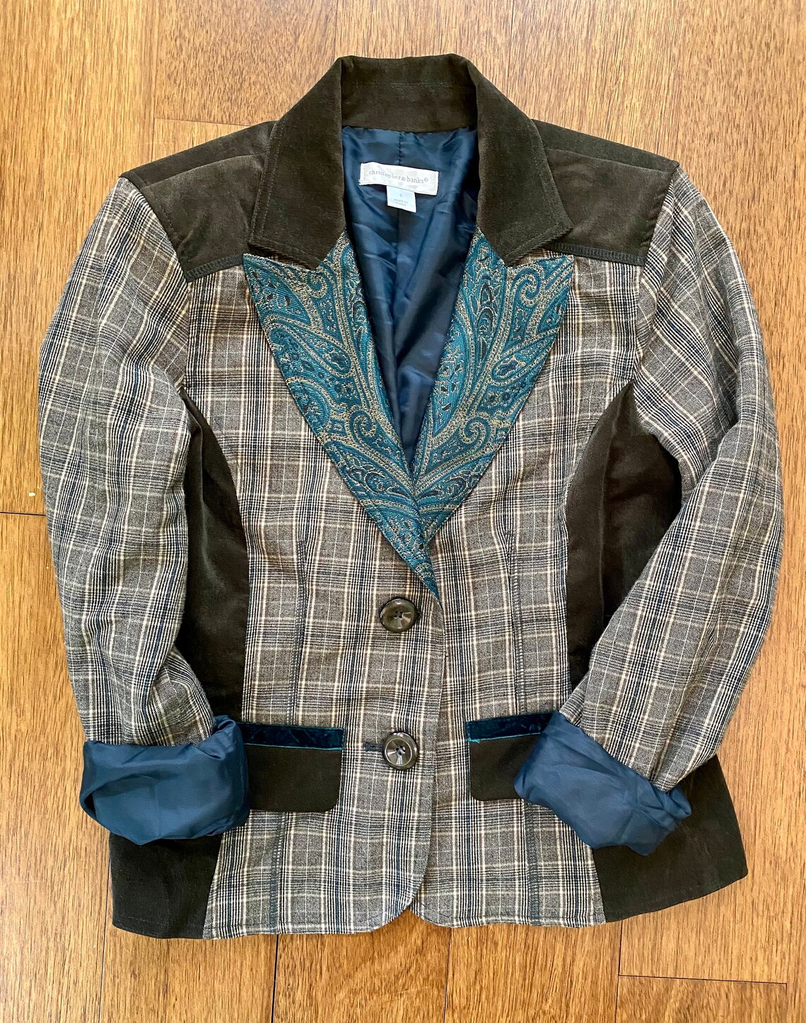 blazer patchwork