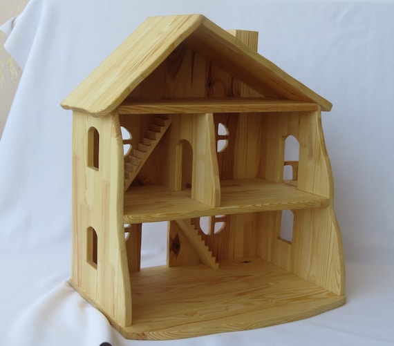 etsy wooden dollhouse