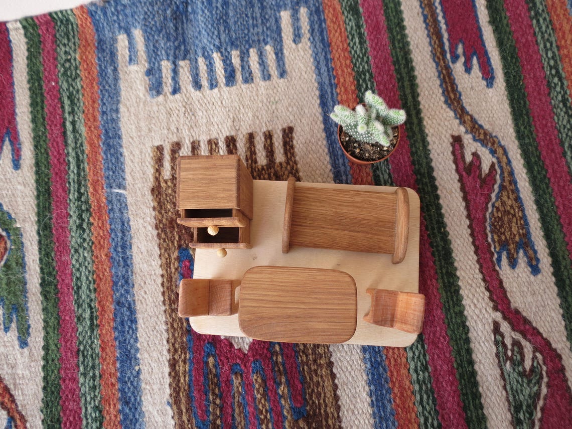 Handmade Miniature Wooden Furniture for Forest Dollhouse Etsy