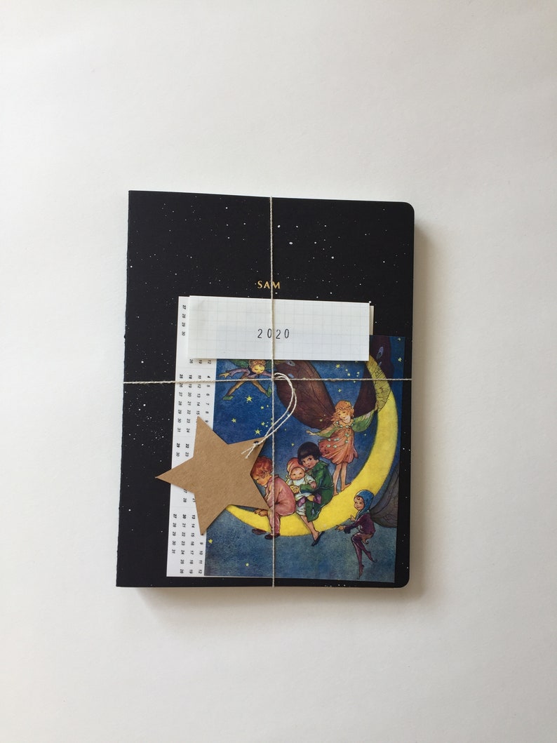 Midnight Star Planner Personalized Planner Bullet Journal Etsy