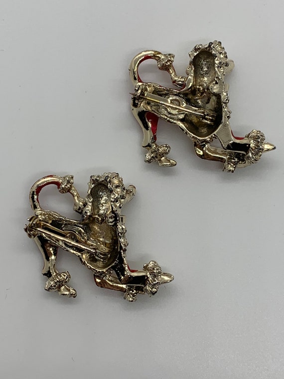 Poodle Pins, 1950s, Set of Two - image 3