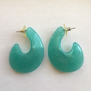 Vintage Acrylic Hoops