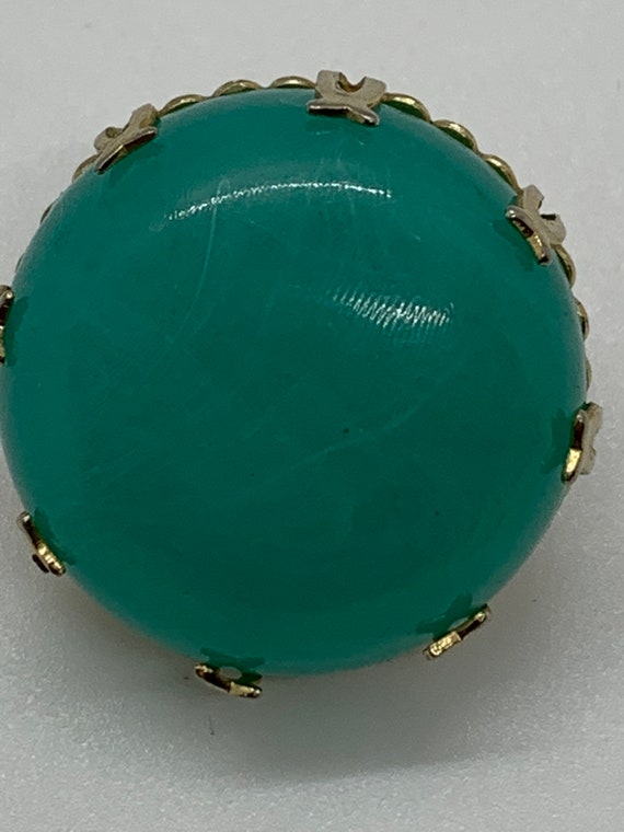 Statement Button Earring - image 2