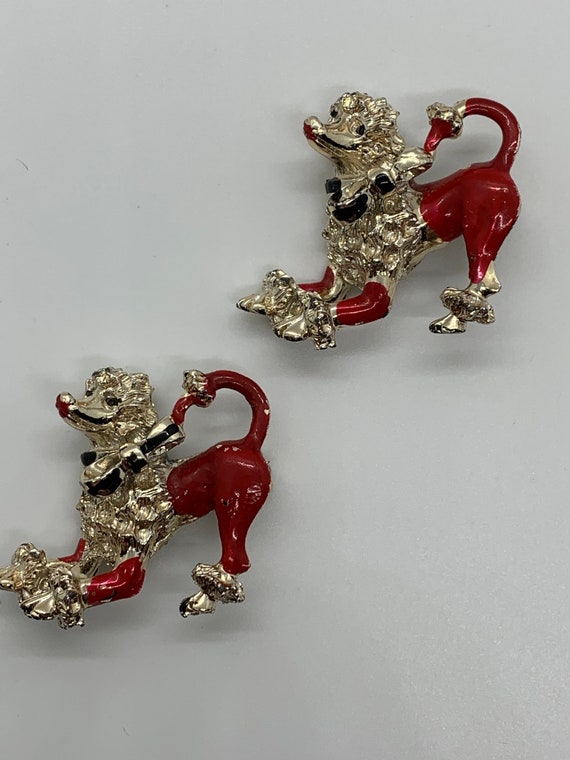 Poodle Pins, 1950s, Set of Two - image 2