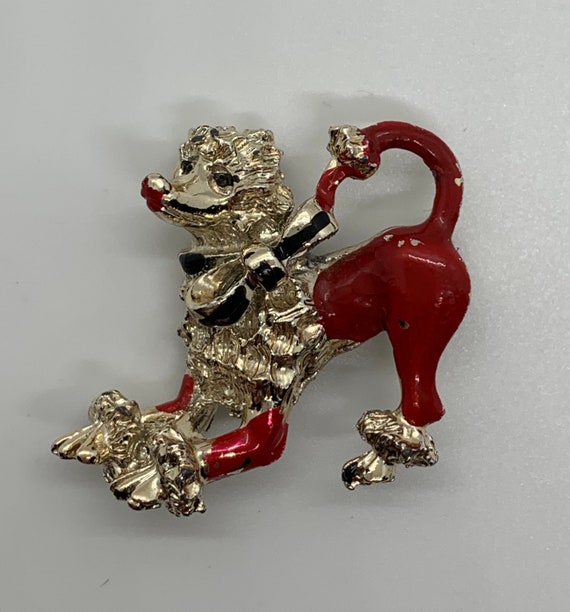 Poodle Pins, 1950s, Set of Two - image 7