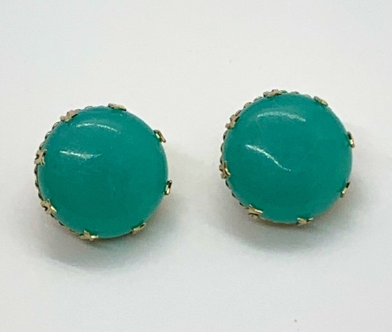 Statement Button Earring - image 1