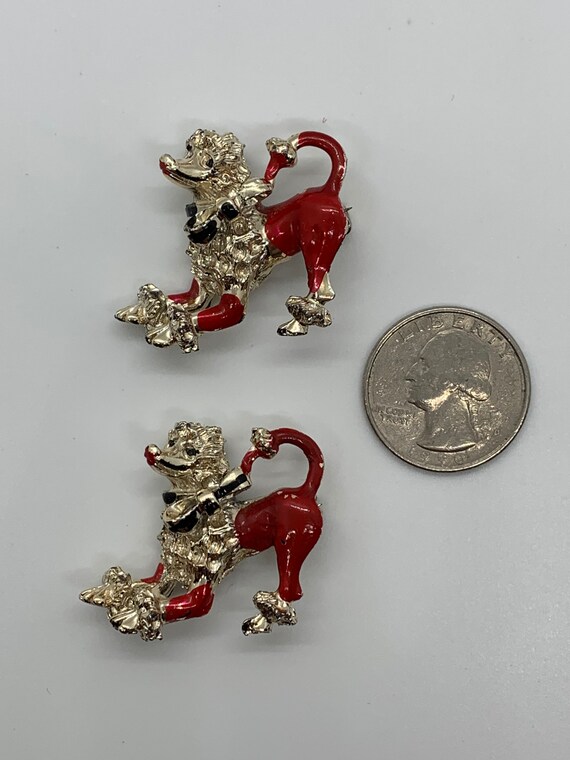 Poodle Pins, 1950s, Set of Two - image 6