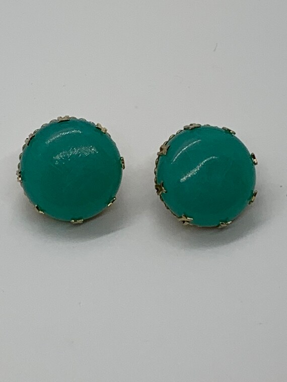 Statement Button Earring - image 4