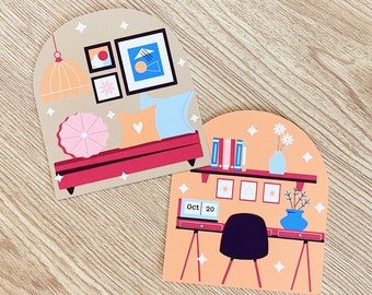 Die Cut House Vinyl Stickers; Notebook Stickers; Kawaii Stickers; Cute Stickers; Pretty Stickers