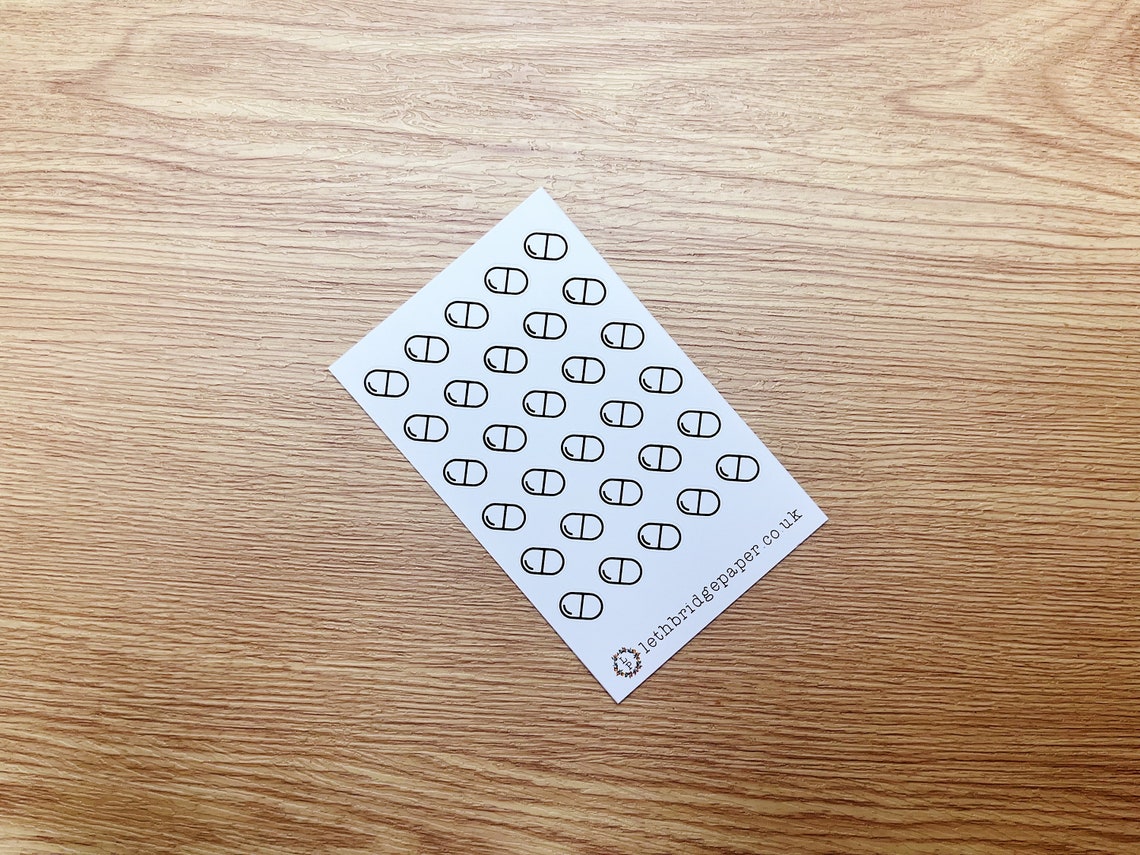 Mini Health Icon Stickers; Hobonichi Stickers; Planner Stickers; Doctor ...