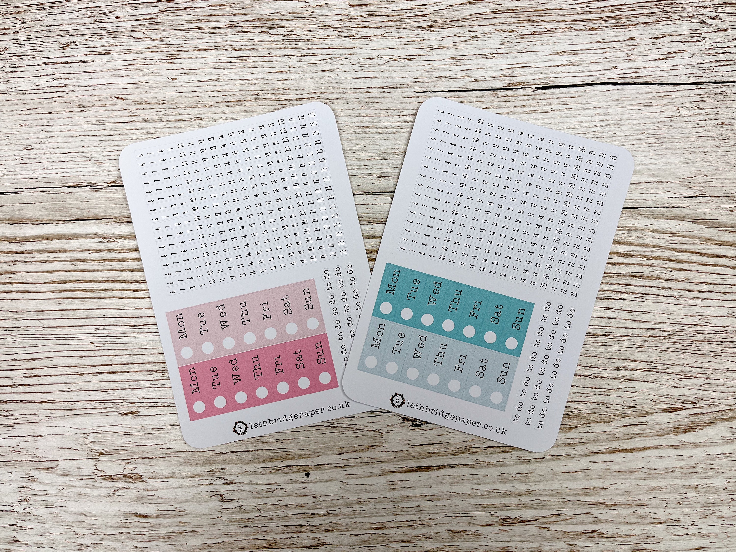 Vertical Hobonichi Weeks Weekly Kits; Winter Kit; Weekly Sticker Kit ...