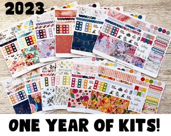 2023 Hobonichi Year of Monthly Kits; Hobonichi Weeks Kits; Hobonich Cousin Kits; Full year of kits; Monthly Kit;Hobonichi Stickers