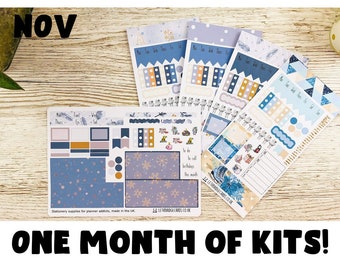 November Hobonichi Sticker Kit; Hobonichi Weeks Kits Hobonich Cousin Kits; Monthly Kit; Weeks Sticker; Hobonichi Weekly Kit; Winter Kits