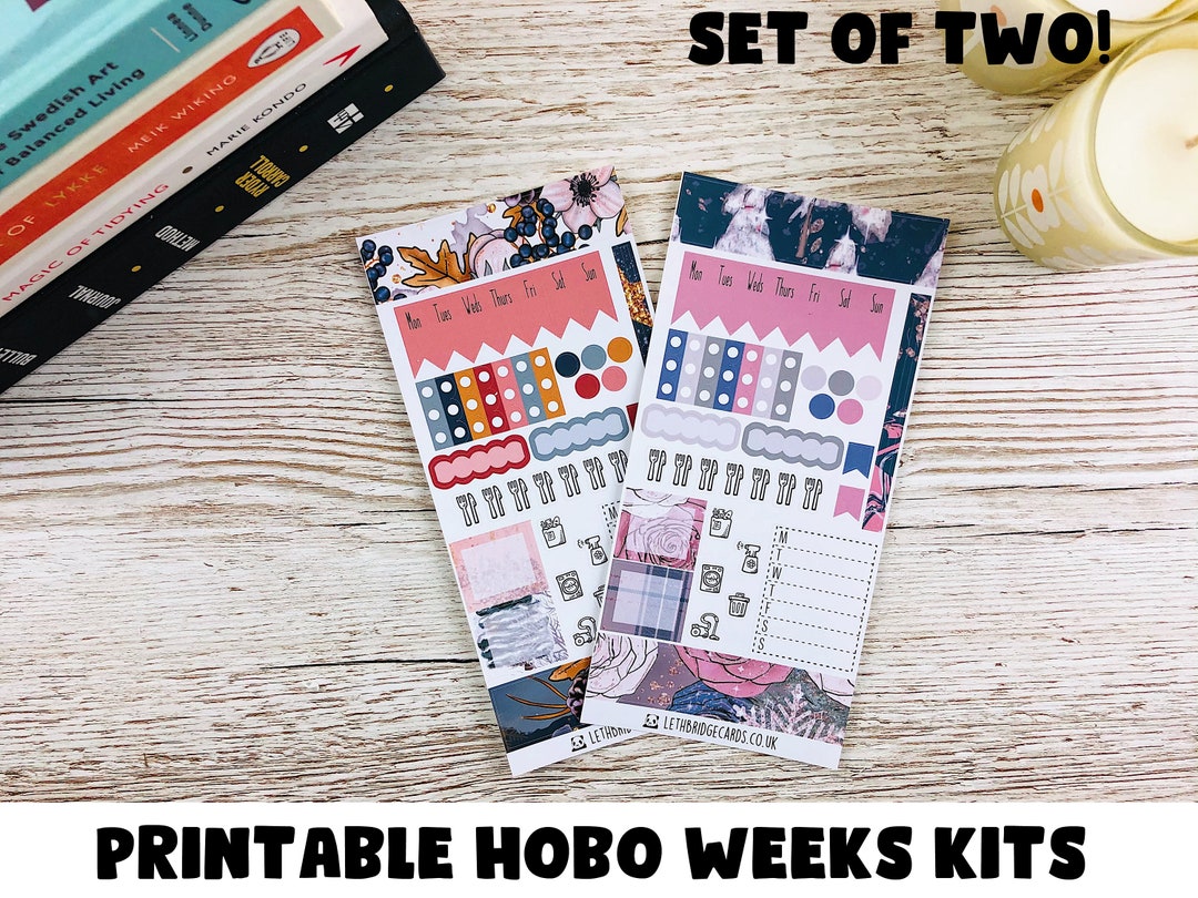 Winter Hobonichi Weeks Weekly Kits; Christmas Kit; Weekly Sticker Kit ...