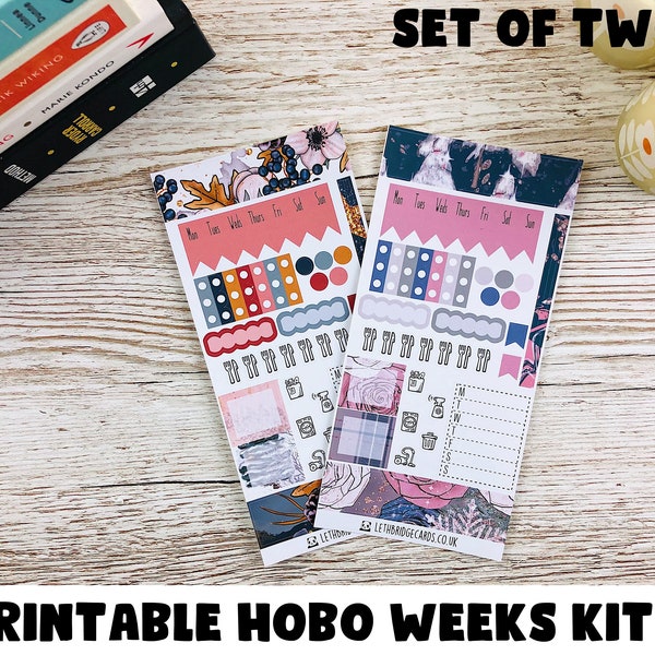 Winter Hobonichi Weeks Weekly Kits; Christmas Kit; Weekly Sticker Kit; Hobonichi Techo Sticker; Hobonichi Stickers; Printable Kit