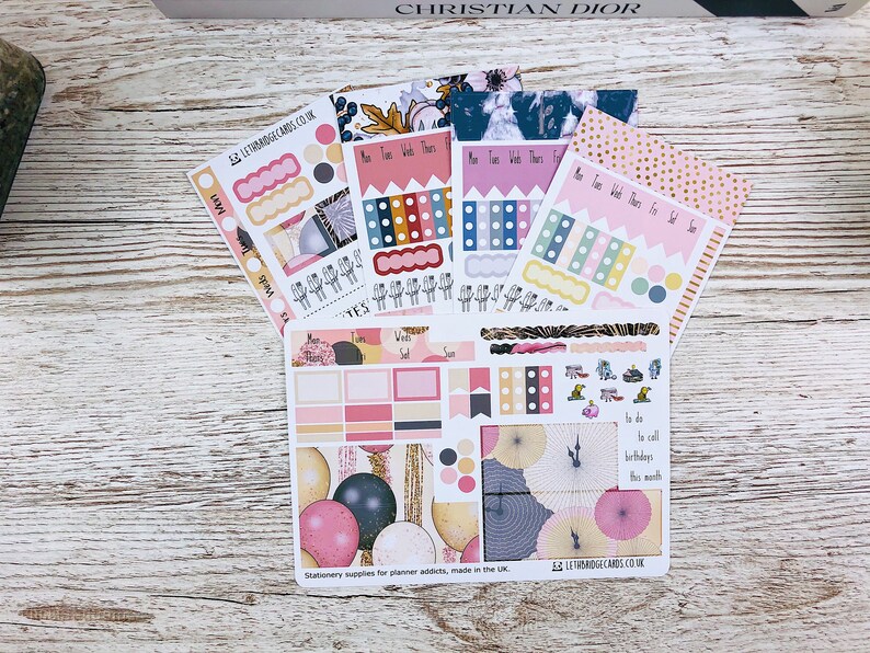 January Hobonichi Sticker Kit Hobonichi Weeks Kits Hobonich Etsy