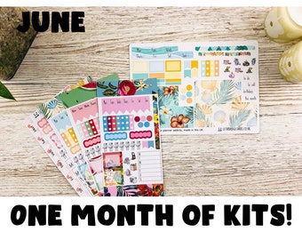 June Hobonichi Sticker Kit; Hobonichi Weeks Kits Hobonich Cousin Kits; Monthly Kit; Weeks Sticker; Hobonichi Weekly Kit